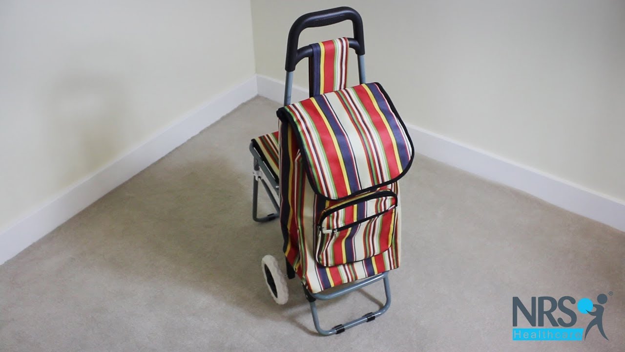 Single Wheeled Leisure Shopping Trolley With Fold Down Seat Review
