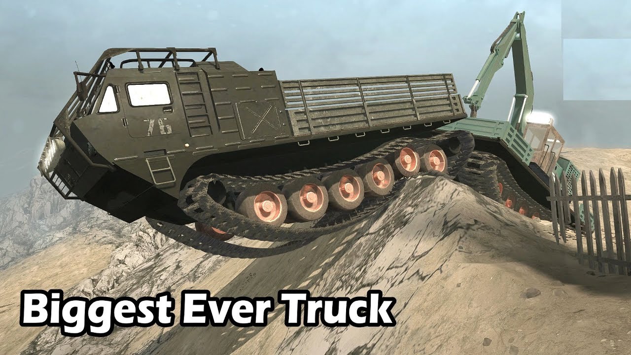 Spintires Mudrunner Biggest Truck Ever 24x24 | DT 30