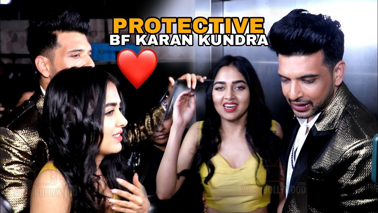 This is How Karan Kundra PROTECT GF Tejasswi Prakash in CROWD | TEJRAN