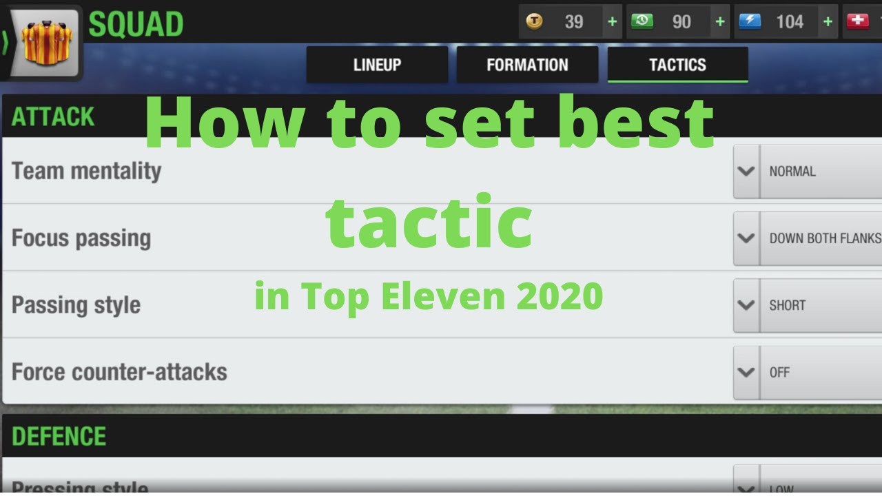 How to BEAT EVERY OPPONENT USING GOOD TACTICS! Top Eleven 2020