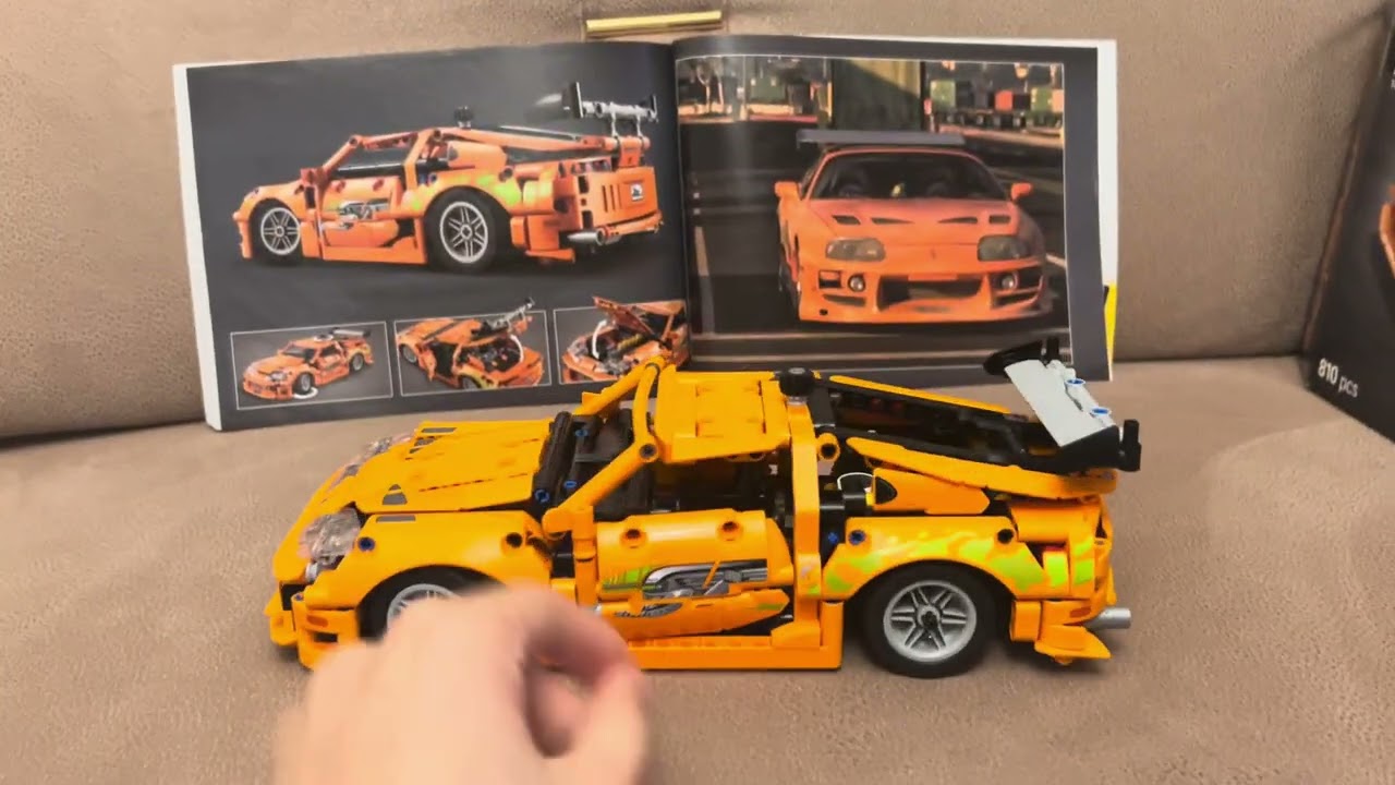 LEGO Technic Fast and Furious Toyota Supra MK4 42204 Close View - Building - Collection Cars 🔥🔥🔥