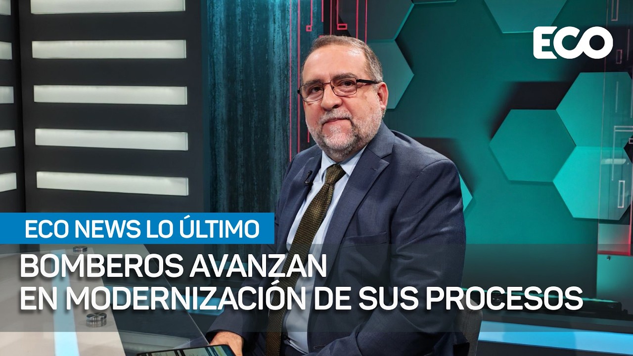 Bomberos impulsan modernización de procesos administrativos y técnicos  | #EcoNewsLoÚltimo