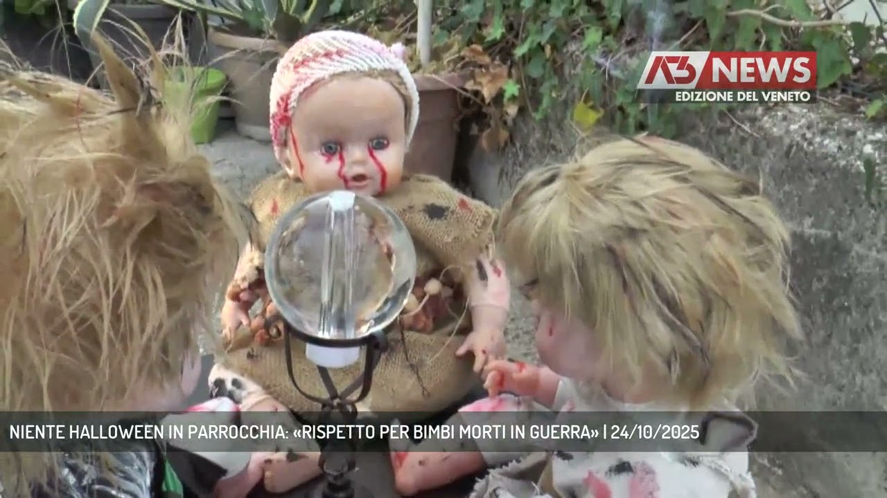 NIENTE HALLOWEEN IN PARROCCHIA: «RISPETTO PER BIMBI MORTI IN GUERRA» | 24/10/2025