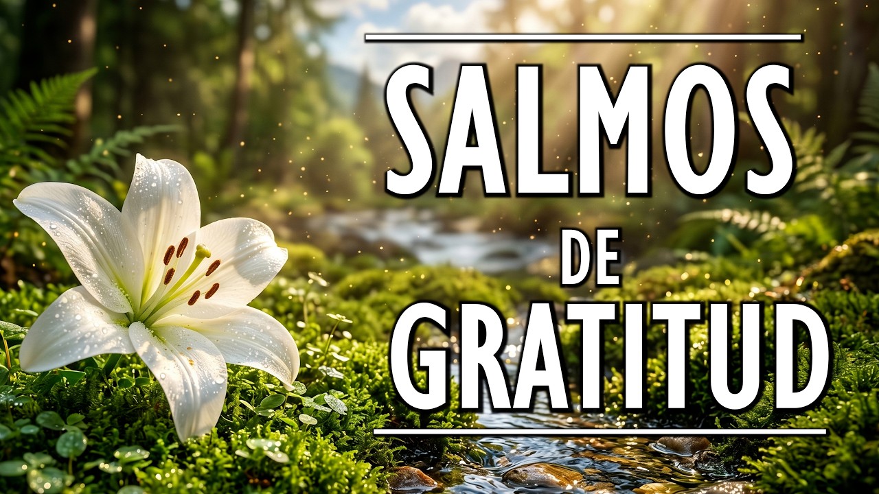 Salmos de ALABANZA y GRATITUD para Iniciar el D&iacute;a en la Presencia de Dios ✨🙏