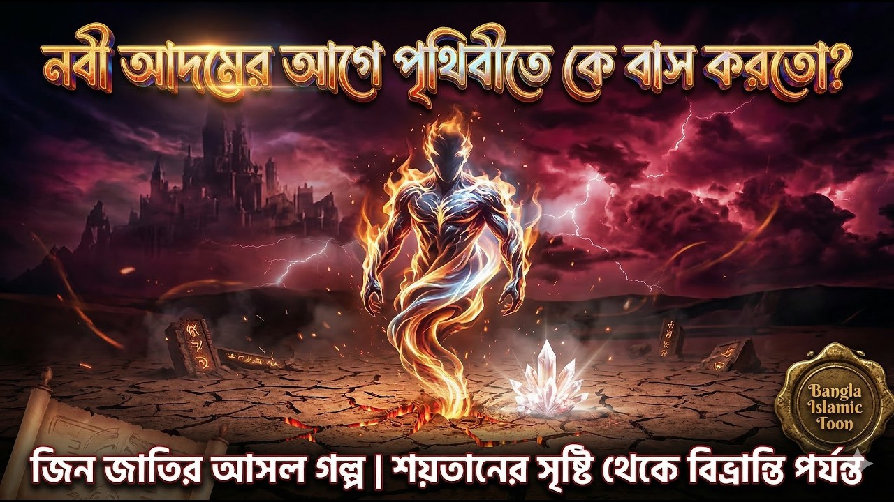 হযরত আদম (আ.)-এর আগে পৃথিবীতে কারা বাস করত? জিন জাতির ইতিহাস ও ইবলিসের বিদ্রোহ