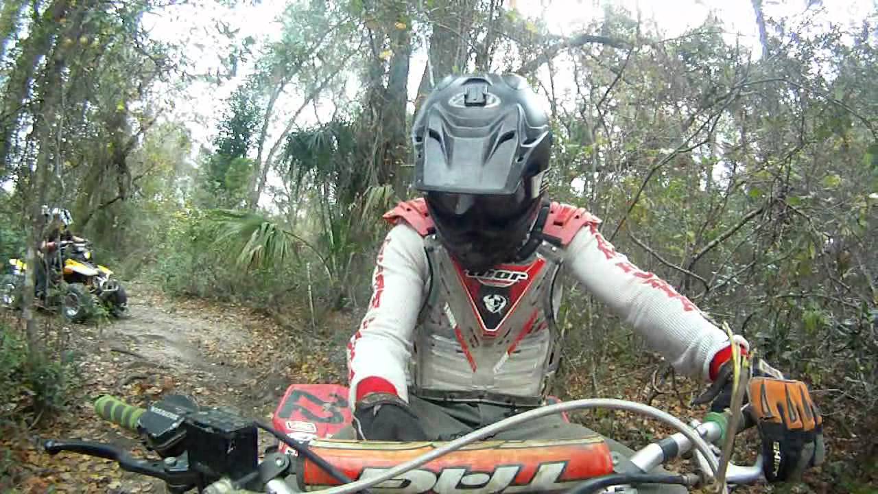 30 minutes of 250R, Banshee, YFZ, Florida Hill climbing, November 2011.