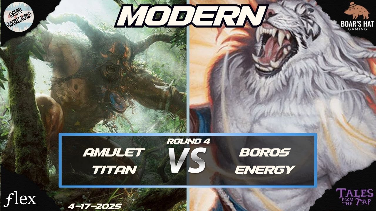 Amulet Titan VS Boros Energy  [MTG Modern Round 4]