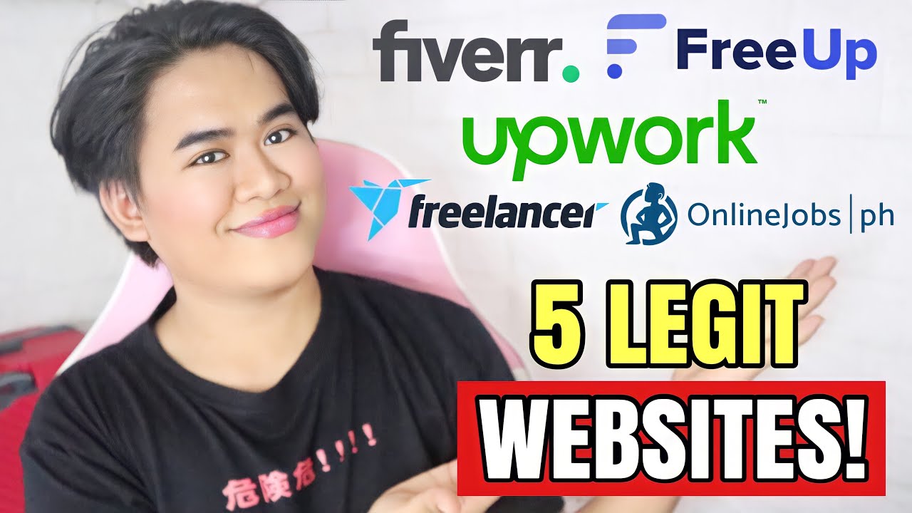 5 Freelancing Websites Where You Can Online Jobs At Home | Upwork, Onlinejobs.ph, Fiverr & MORE!
