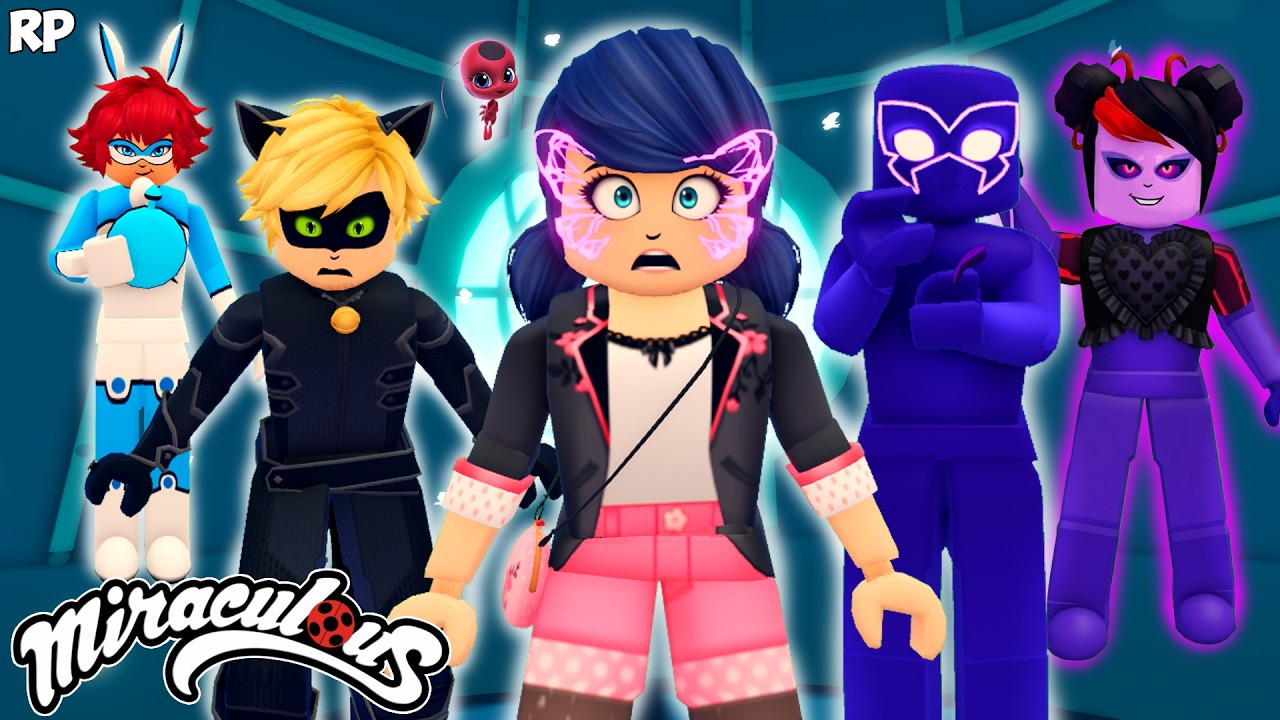 MARINETTE AKUMATIZED NO MIRACULOUS RP - MIRACULOUS ROBLOX!