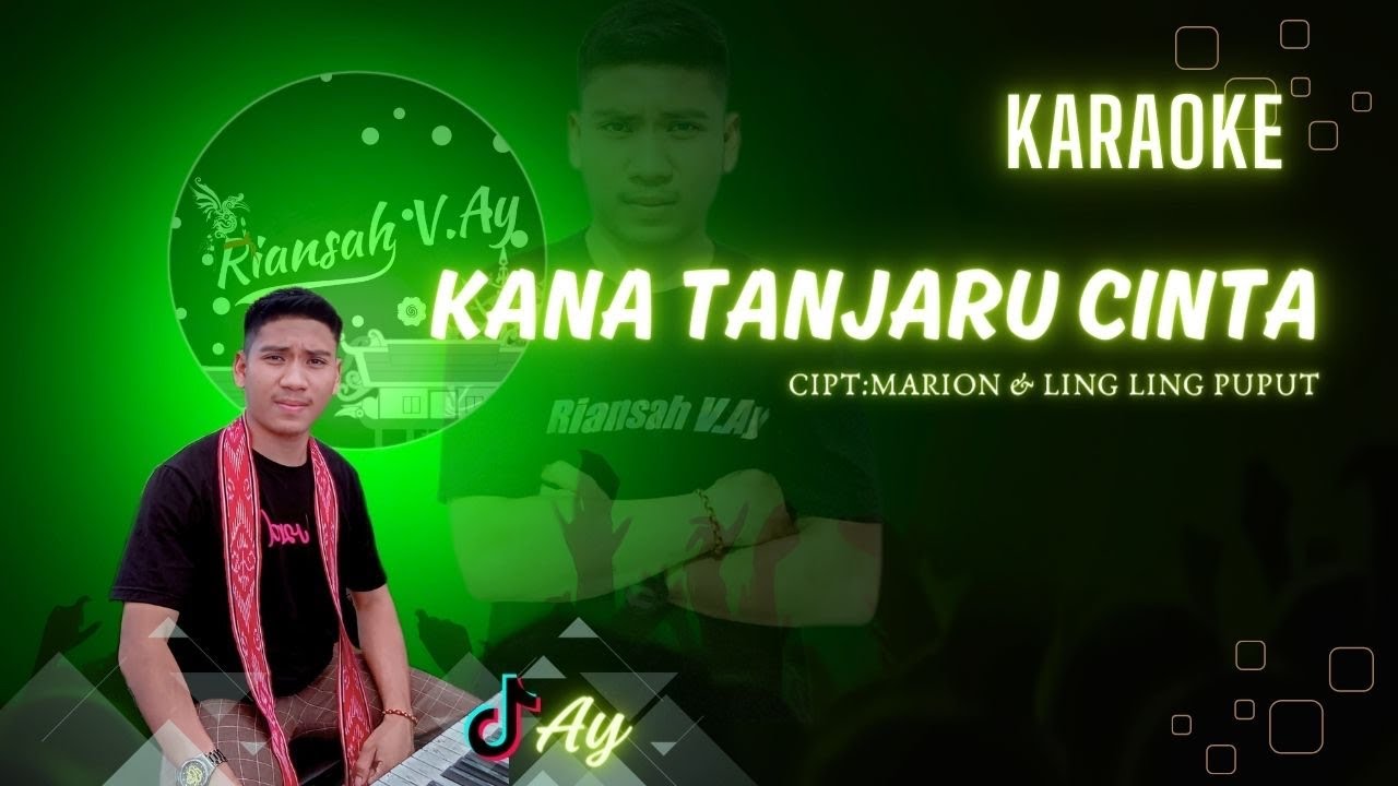 KANA TANJARU CINTA || KARAOKE || Cewe || DJ Tiktok