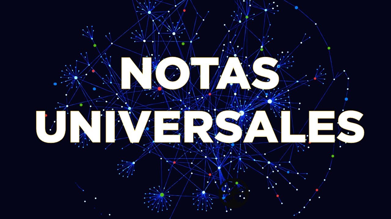 📝 Cómo tomar NOTAS UNIVERSALES 🌍 con independencia de la HERRAMIENTA