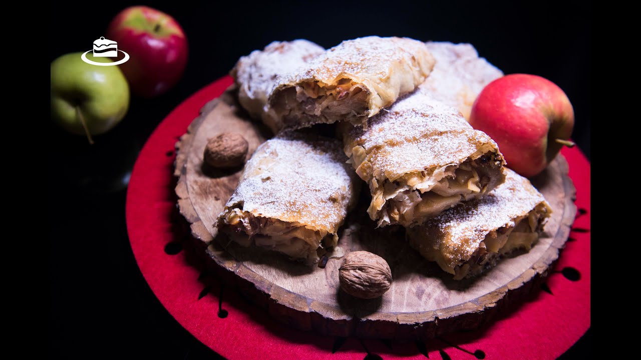 Strudel Vienez cu Mere & Miez de Nuca / Apple & Walnut Strudel (EN SUB)