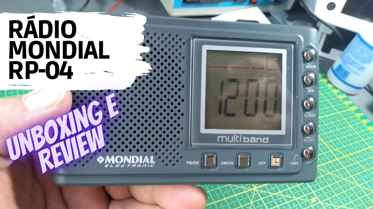 Unboxing e Review do Rádio Mondial RP-04