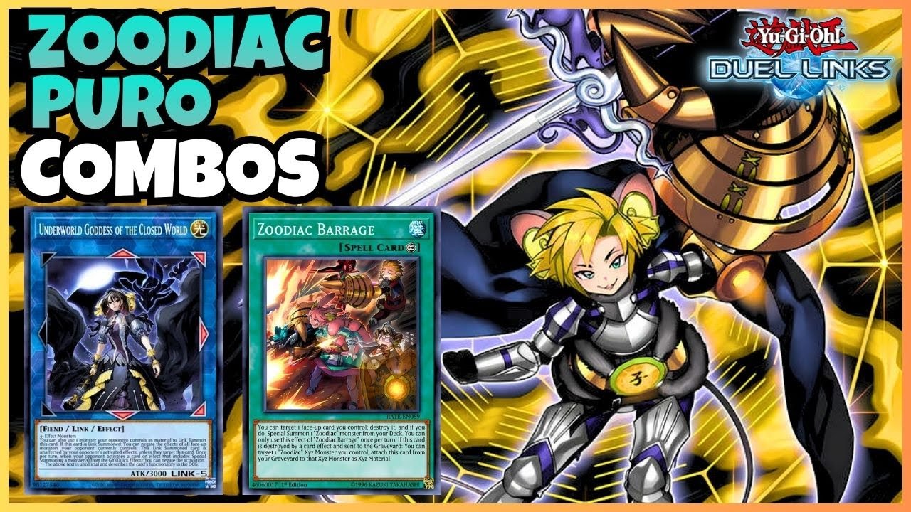 ZOODIAC PURO – CHEGOU TARDE, MAS CHEGOU! [DUEL LINKS]