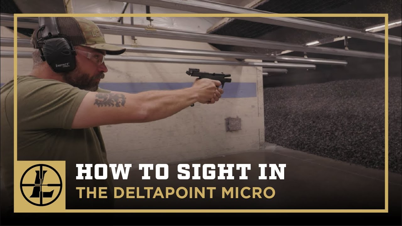 Как прицеливаться в Leupold DeltaPoint Micro