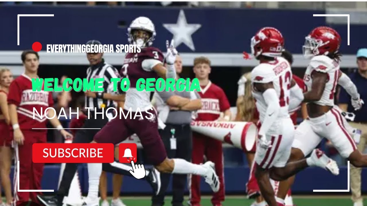 Noah Thomas UGA Transfer WR Career Highlights (2023-2024)
