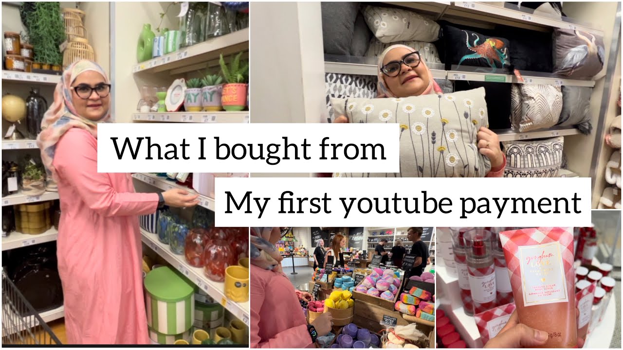 What I bought from my first youtube payment |Amazing home decor shopping
