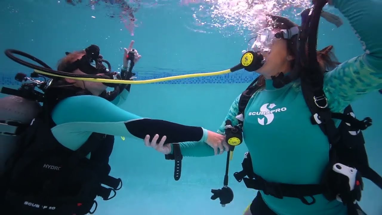 PADI Skill Circuit: Alternate Air Source Ascent with a Buddy
