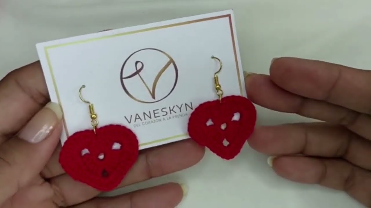 Aprende Cómo hacer ARETES a CROCHET fáciles, te enseño paso a paso y emprende YA!