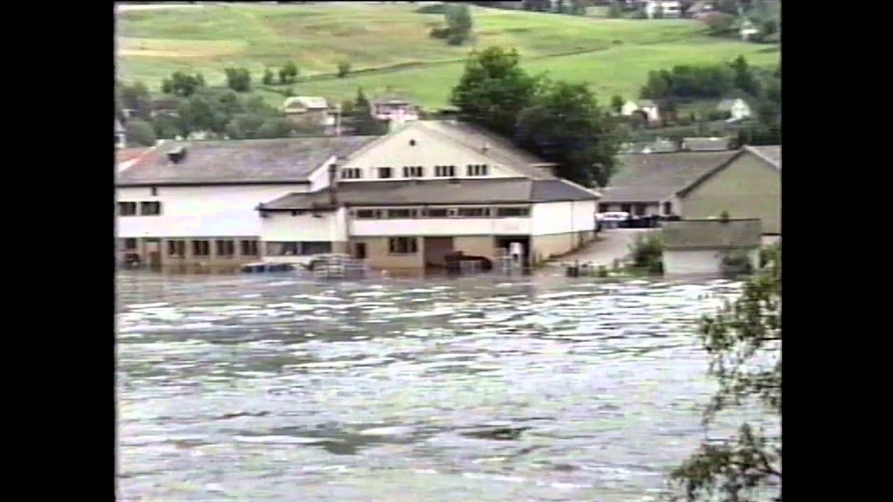 Flom på Voss  1989.