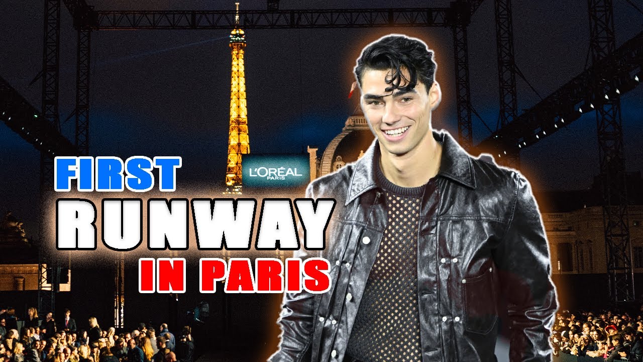 Behind my FIRST RUNWAY in Paris! 😱🇫🇷