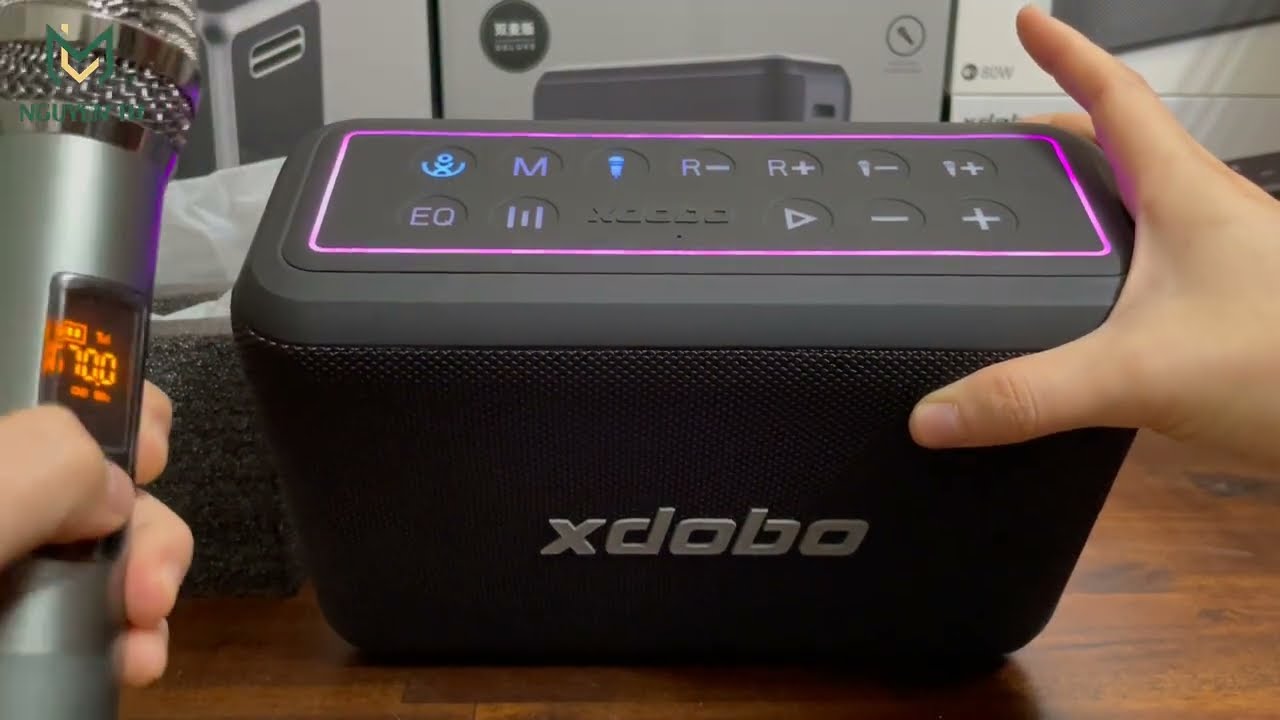Test míc và hát karaoke trên loa bluetooth XDOBO X8 PRO 120W SĐT : 0969744094