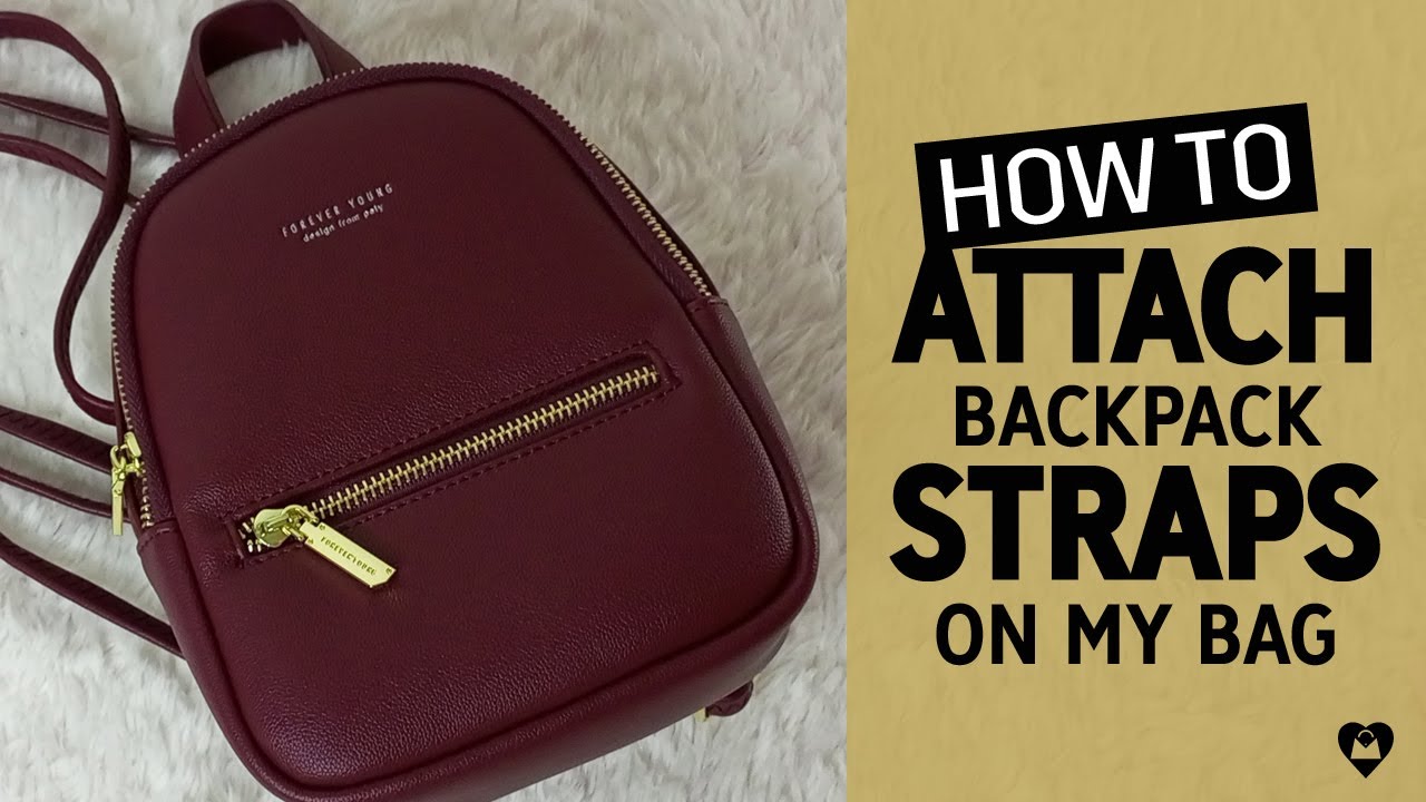 HOW TO 🔍 Attach the Backpack Strap on My Wine Pierre Loues Backpack |  Amazon Bag Unboxing 2023