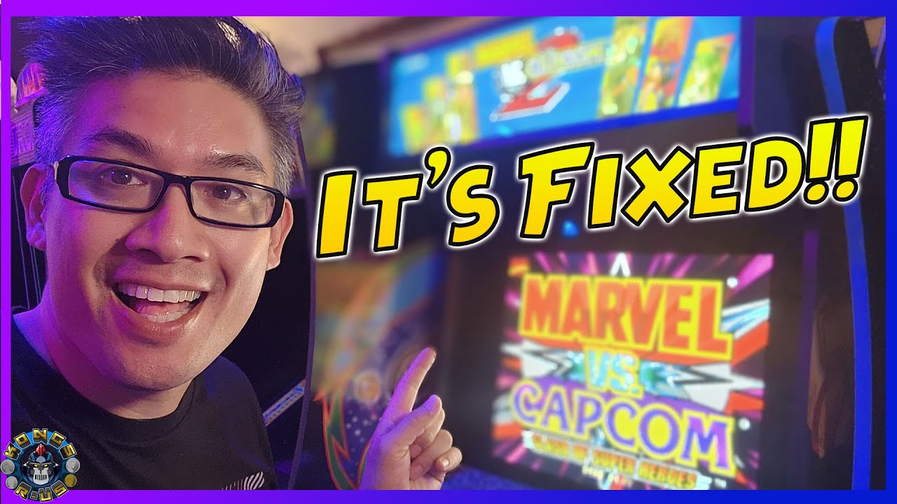 Arcade1Up Marvel vs Capcom 1 Lag Issue Fixed!! | Marvel vs Capcom 2 | MvC2