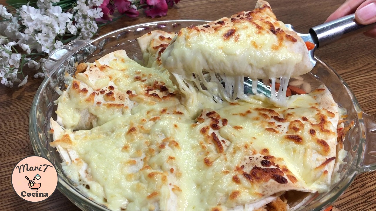 ¡TE SORPRENDERA! ¡Tortillas Rellenas,  Súper Sencillo y Rápido ¡Se deshace en la boca! | MariTCocina