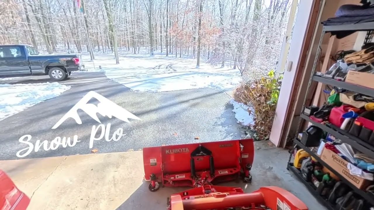 Snow plowing