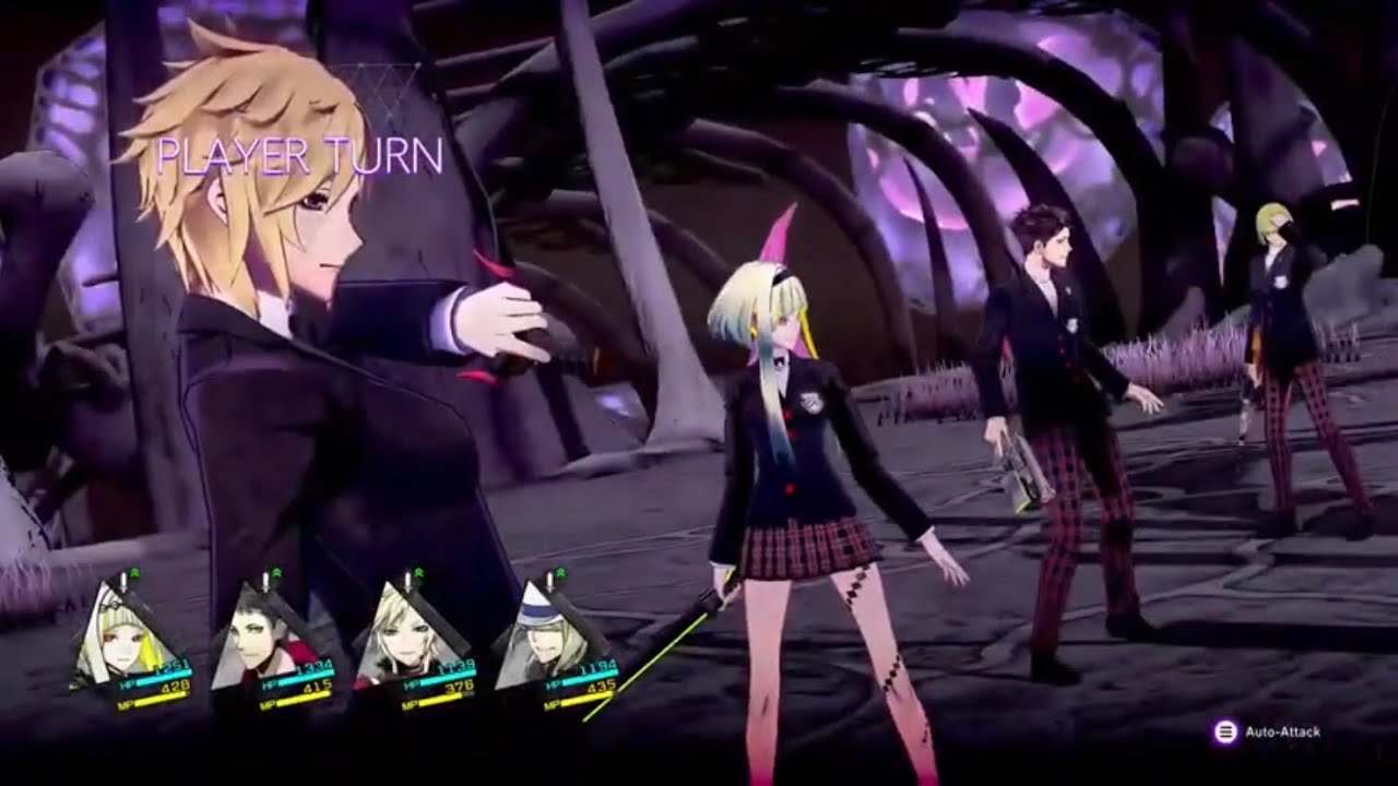 Soul Hackers 2 gameplay Shujin Outfits (Persona 5)