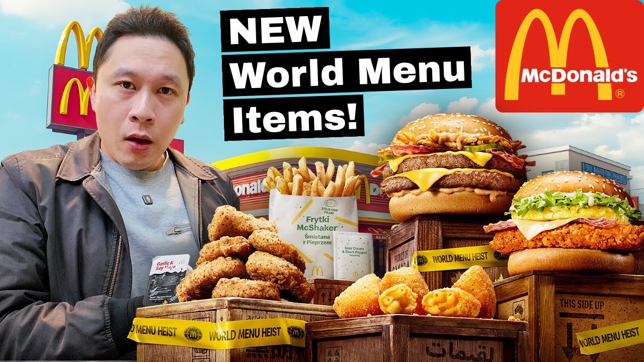 Я пробую НОВОЕ ограбление мирового меню McDonald's — Великобритания упускает эту возможность!