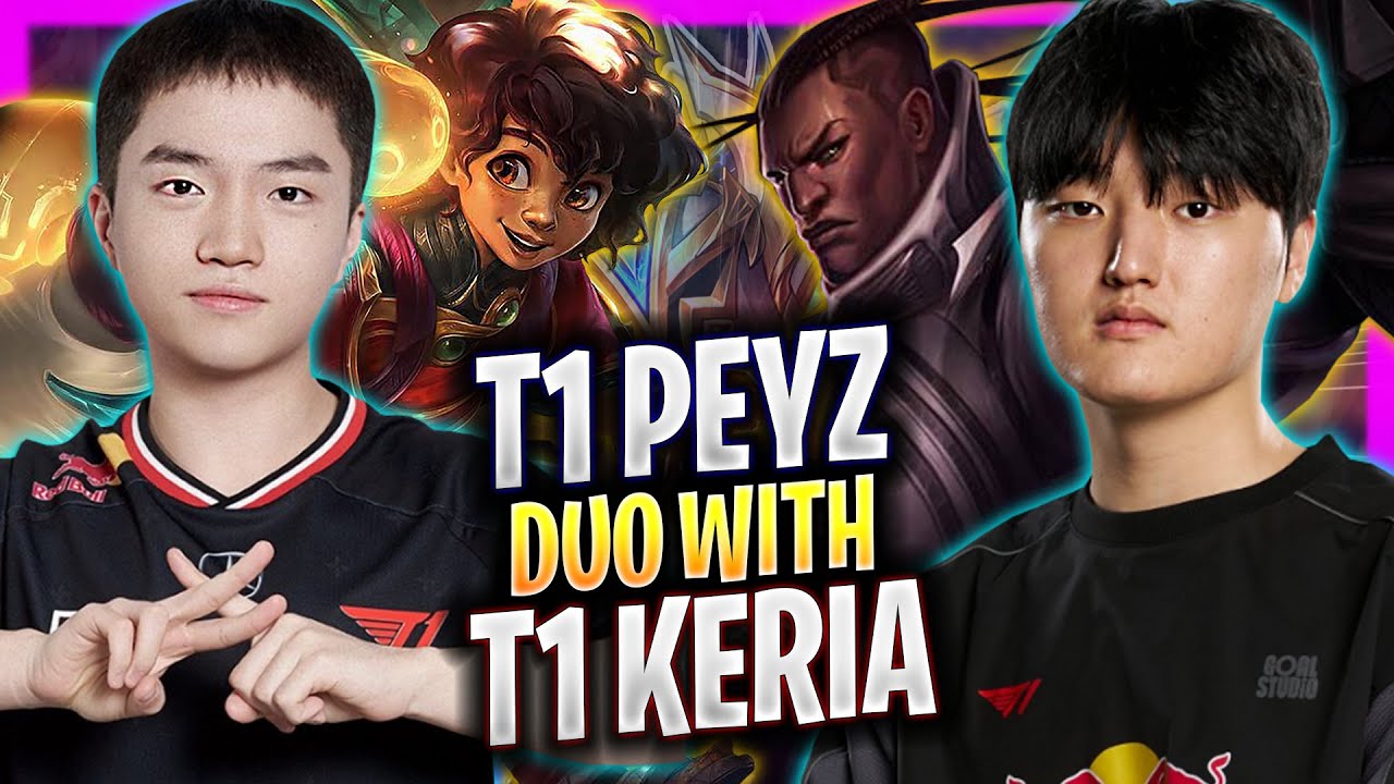 T1 PEYZ DUO WITH T1 KERIA! - T1 Peyz Plays Lucian ADC vs Kai'sa! | Season 2026