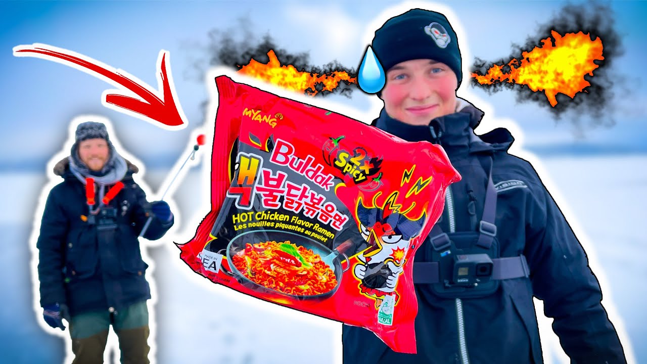 PENALTY FISHING - Loser Must Eat Korean FIRE Noodle!! | Team Galant