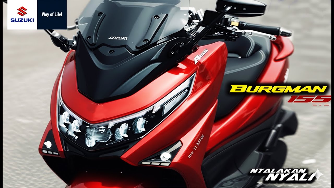 SUZUKI BANGKIT LAGI🔥 ALL NEW SUZUKI BURGMAN 150 SEGERA MELUNCUR DENGAN DESAIN YANG LEBIH KEREN