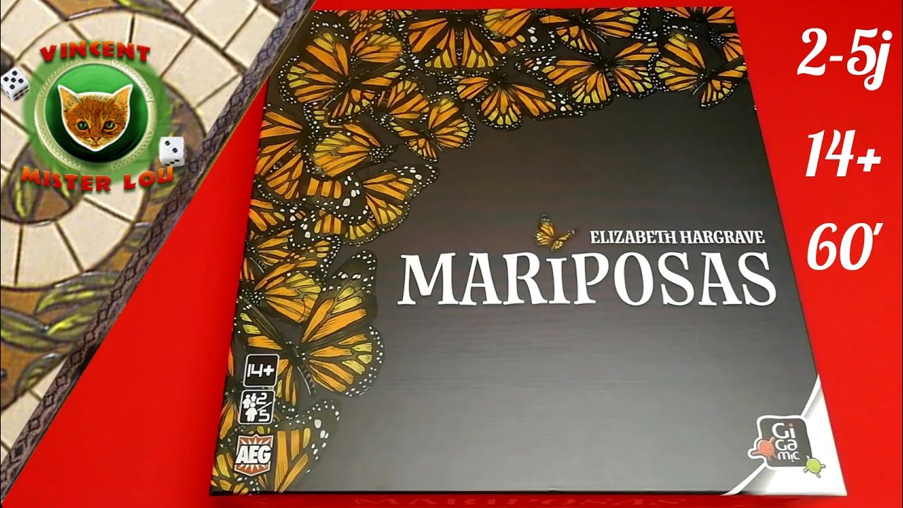 Une partie de Mariposas (2 joueurs)