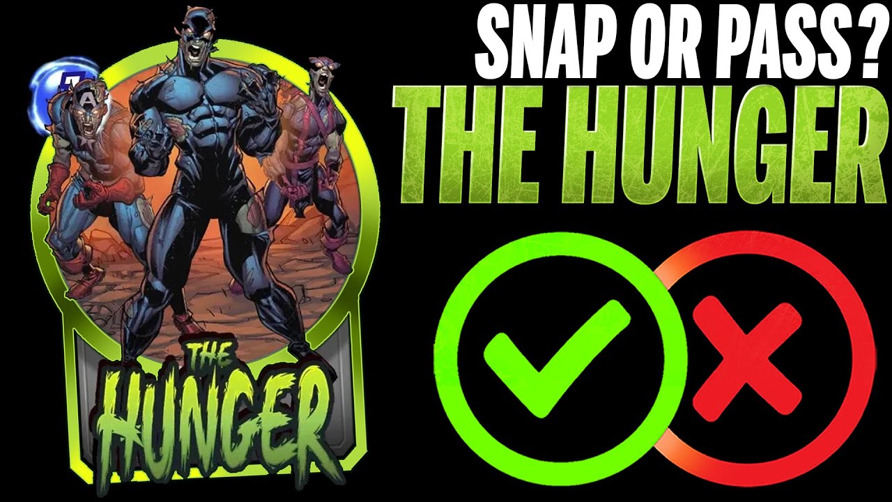 ГОЛОД 🧟 | Snap or Pass | НОВЫЙ ПРЕДПРОСМОТР КАРТЫ в Marvel Snap