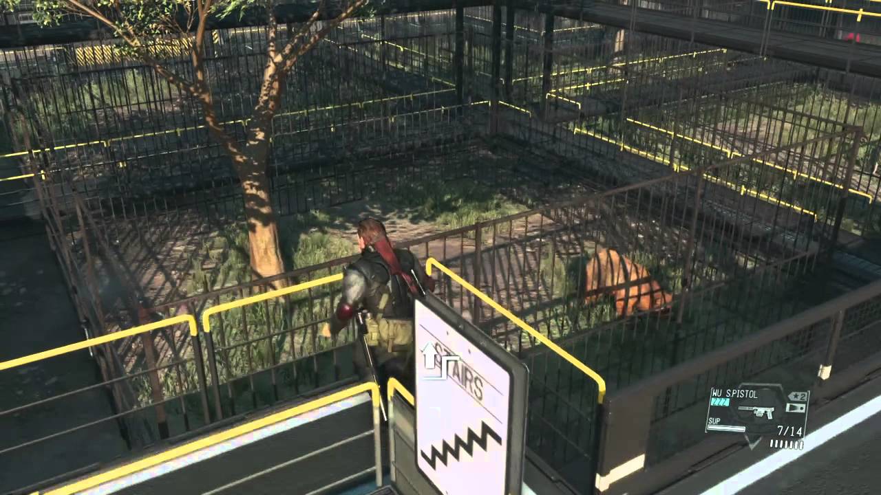 METAL GEAR SOLID V: THE PHANTOM PAIN Animal Conservation Platforms (MGS5:Zoo, Gameplay PS4 )