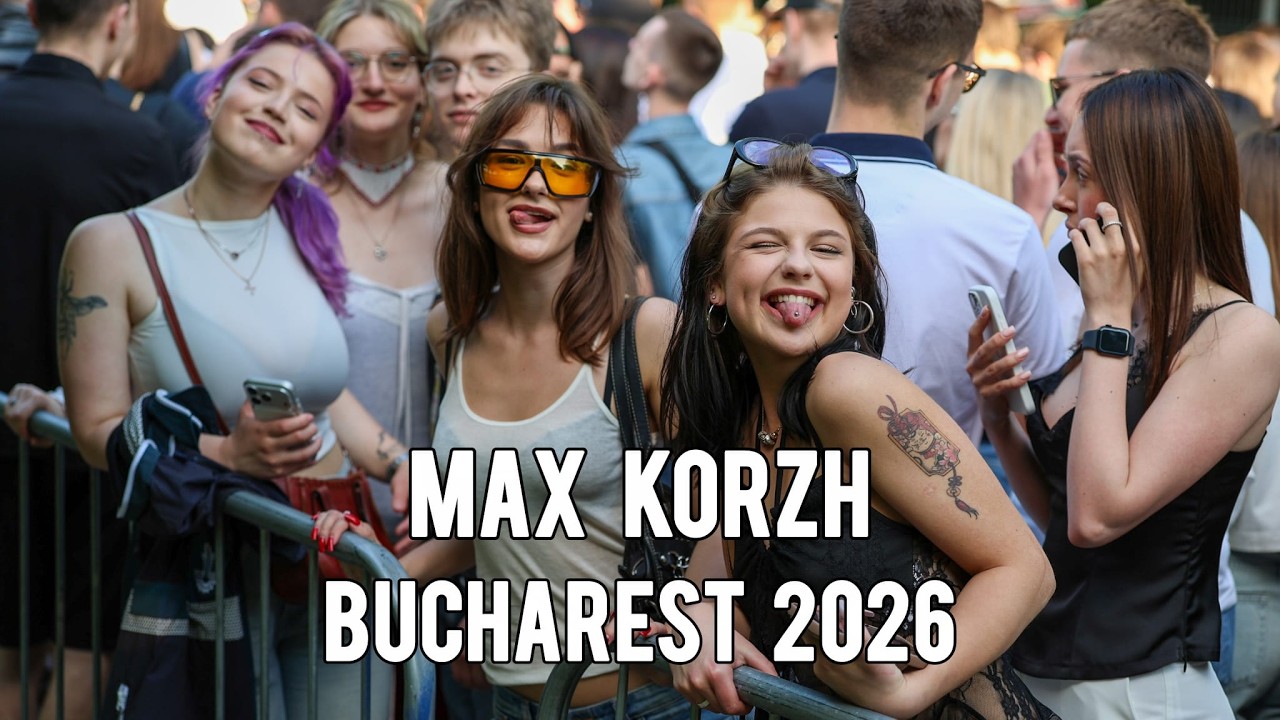 Макс Корж в Бухаресте 2026 &mdash; ПОТРЯСАЮЩИЕ ФАНАТЫ