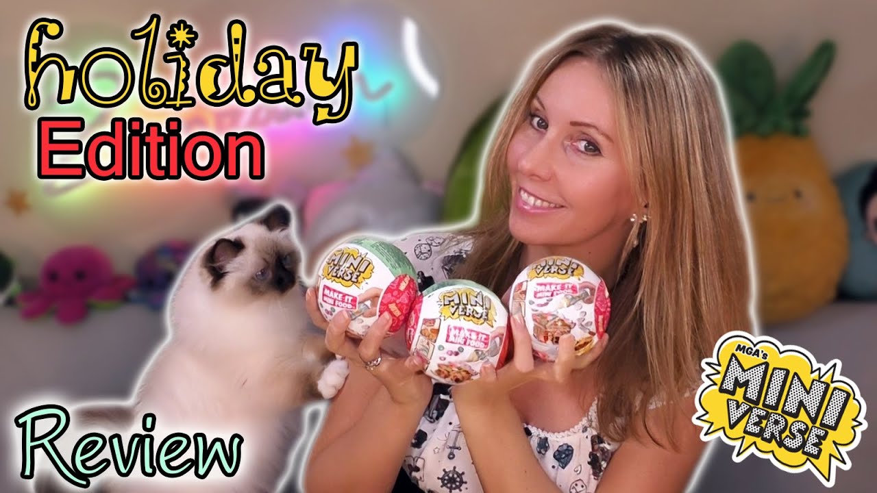 Miniverse Make It Mini Food Holiday Weihnachtskugeln REVIEW 🍹 Miniverse Unboxing deutsch