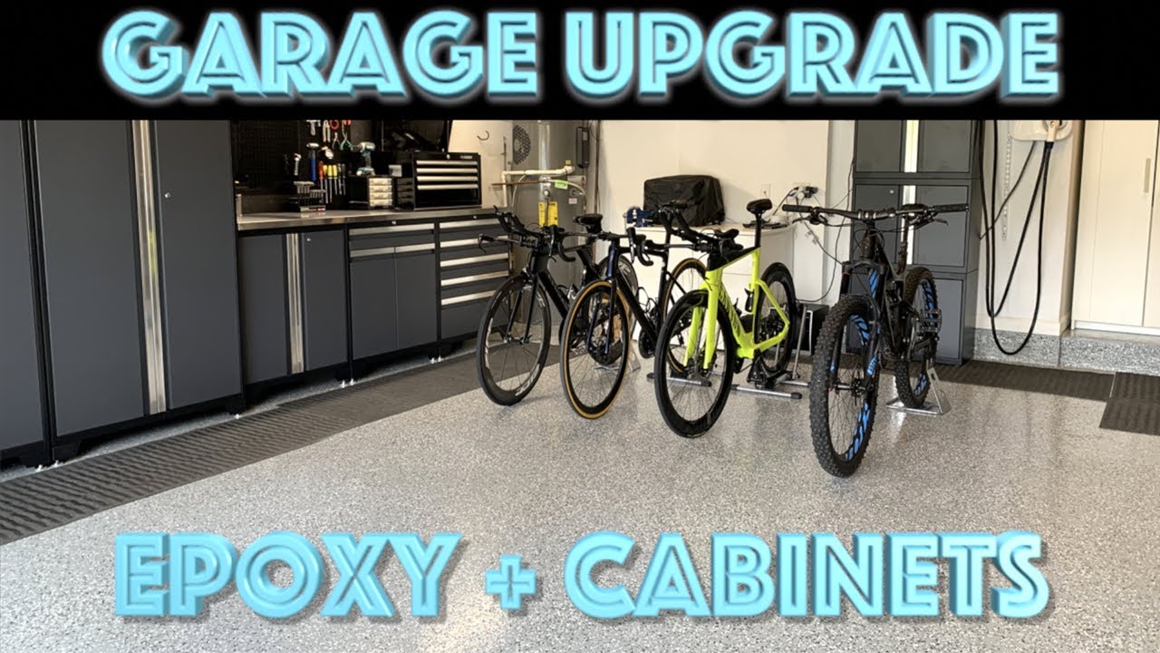 Garage Upgrade Done Right! -  Epoxy Floor and New Cabinets