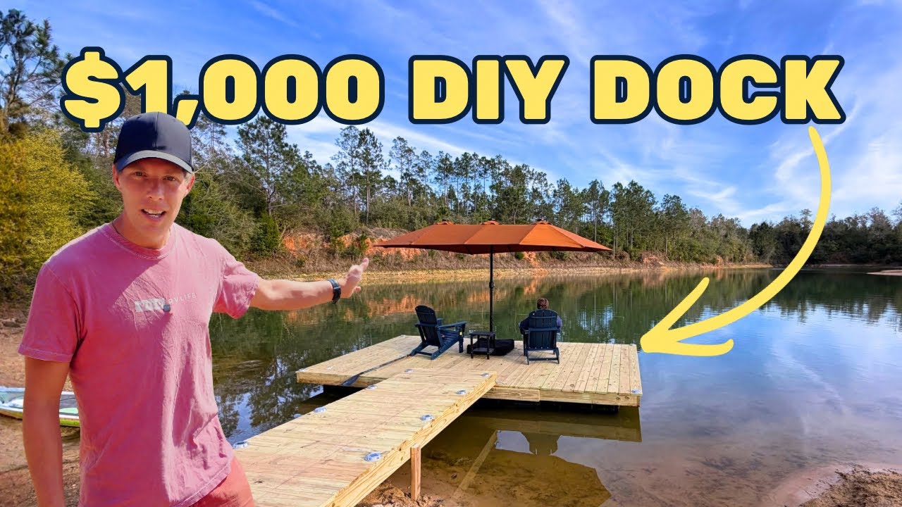 We FINISHED Our DIY Floating Fishing Dock!