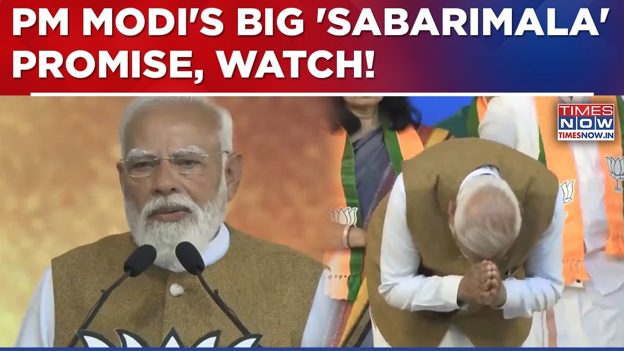 PM Modi Corners Left Govt In Kerala Over 'Sabarimala Gold Theft', Promises Big  Against 'Looters'