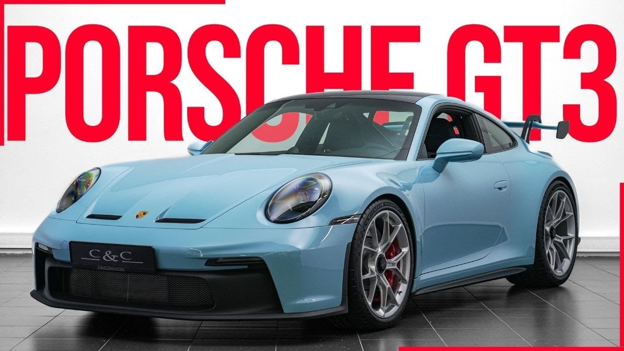 2023 Porsche GT3 in Gulf Blue - Brand New Supercar in Detail