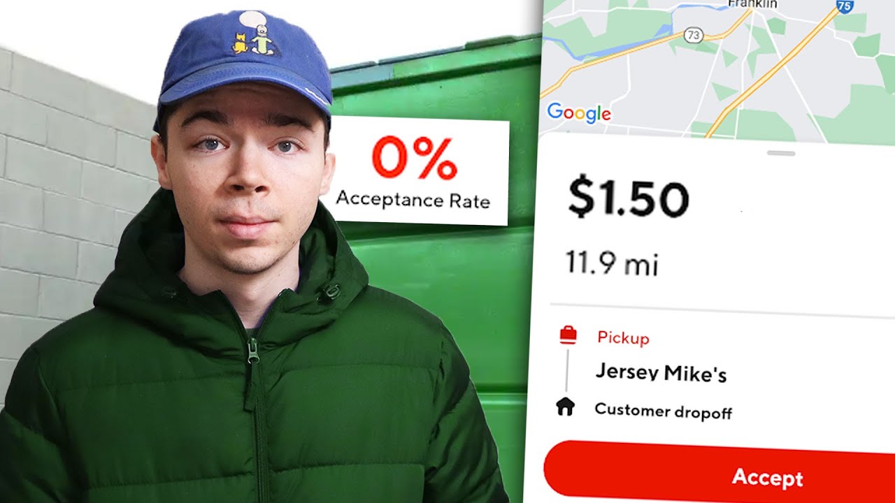I DoorDashed With A 0% Acceptance Rate in 2024