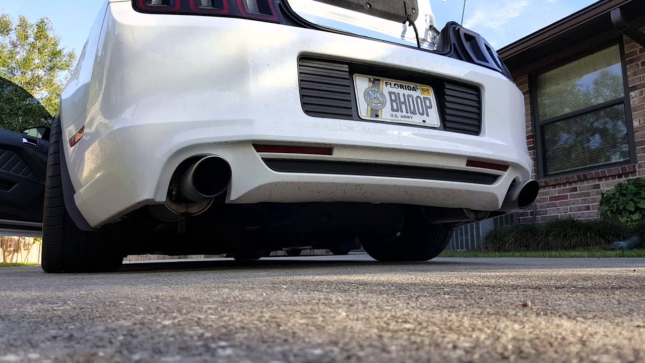 2014 Mustang GT Roush Axle back Lethal Performance Offroad H Pipe