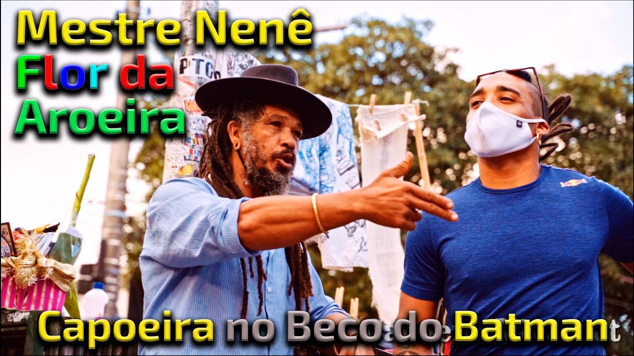 Roda de Capoeira do Mestre Nenê, aluno do Mestre Ananias - Flor da Aroeira no Beco do Batman - SP.