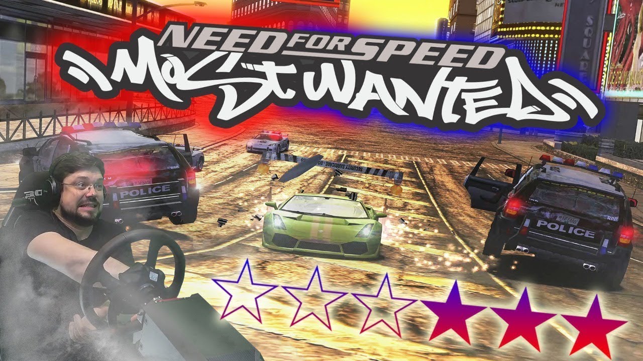 Самая сложная погоня на 6 звёзд в Need for Speed: Most Wanted HQ