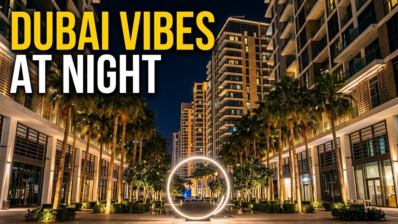 4K Dubai Vibes 🇦🇪 | Scenic City Tour & Nightlife Skyline