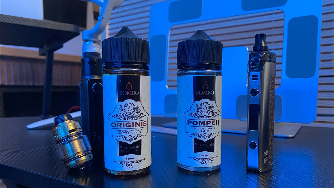 Primera vez Vapeando Originis y Pompeii PLATANIUM SERIES / CATA